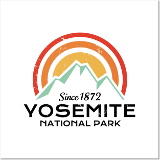 Yosemite National Park Retro Posters and Art